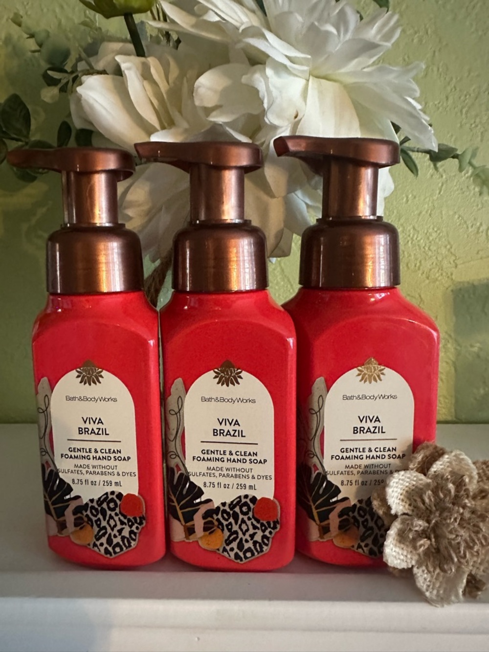Bath & Body Works Viva Brazil Foaming Hand Soap Bundle (3) Pc
